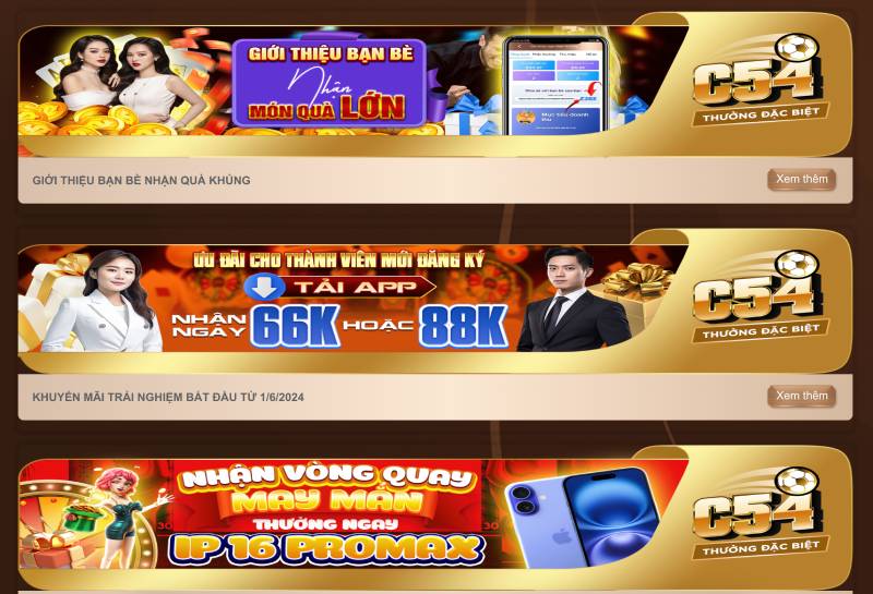 Sự kiện đặc biệt – Quà tặng lớn theo mùa