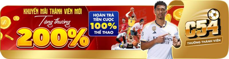 Tặng 200% giá trị nạp đầu – Thể thao không thể HOT hơn